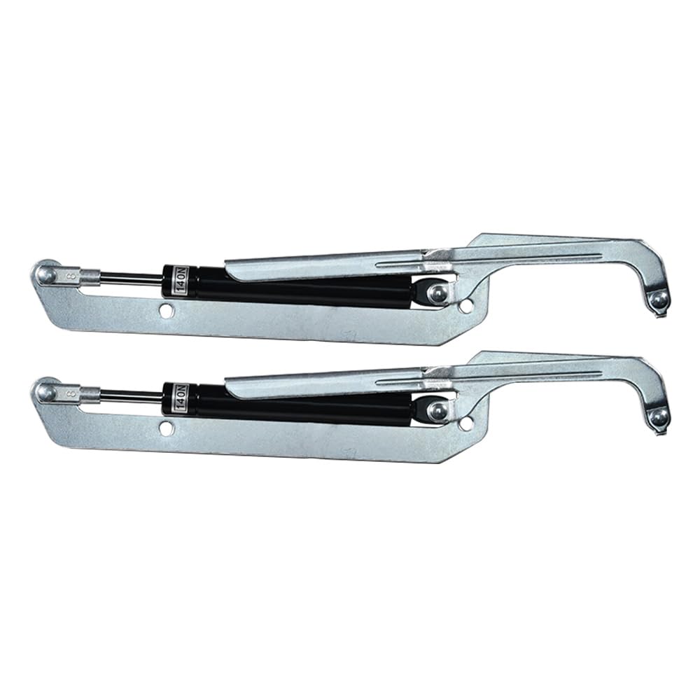 Compatible with Keter Hinge Store It Out Arc/Max/Ace/Prem/Elite Storage Box, Replacement Spare Part for WLPS Hinge, 140N Piston Gas Strut Pack of 2