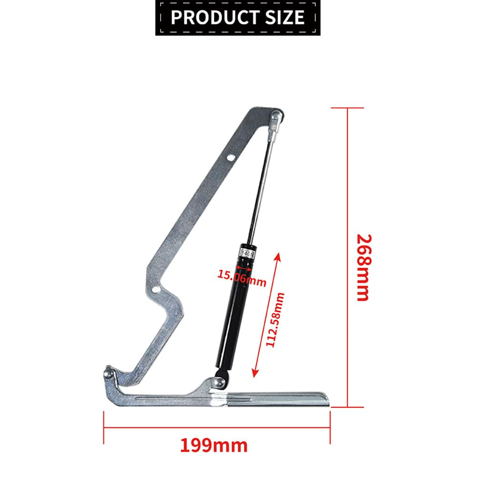 Compatible with Keter Hinge Store It Out Arc/Max/Ace/Prem/Elite Storage Box, Replacement Spare Part for WLPS Hinge, 140N Piston Gas Strut Pack of 2
