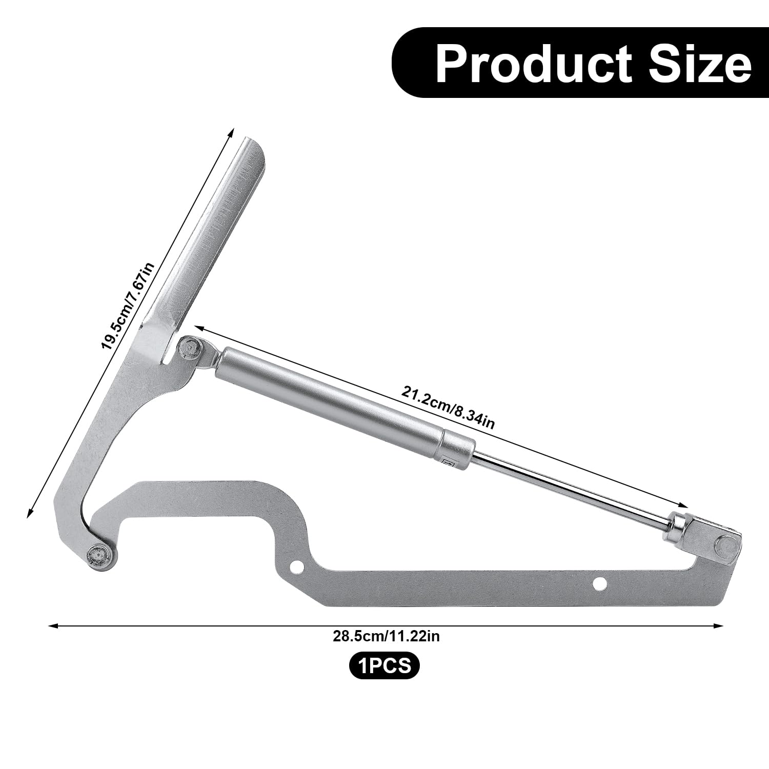 2pcs Lid Piston Shock Hinge Support Gas Strut for Keter Large Deck Boxes, SOP Replacement Part