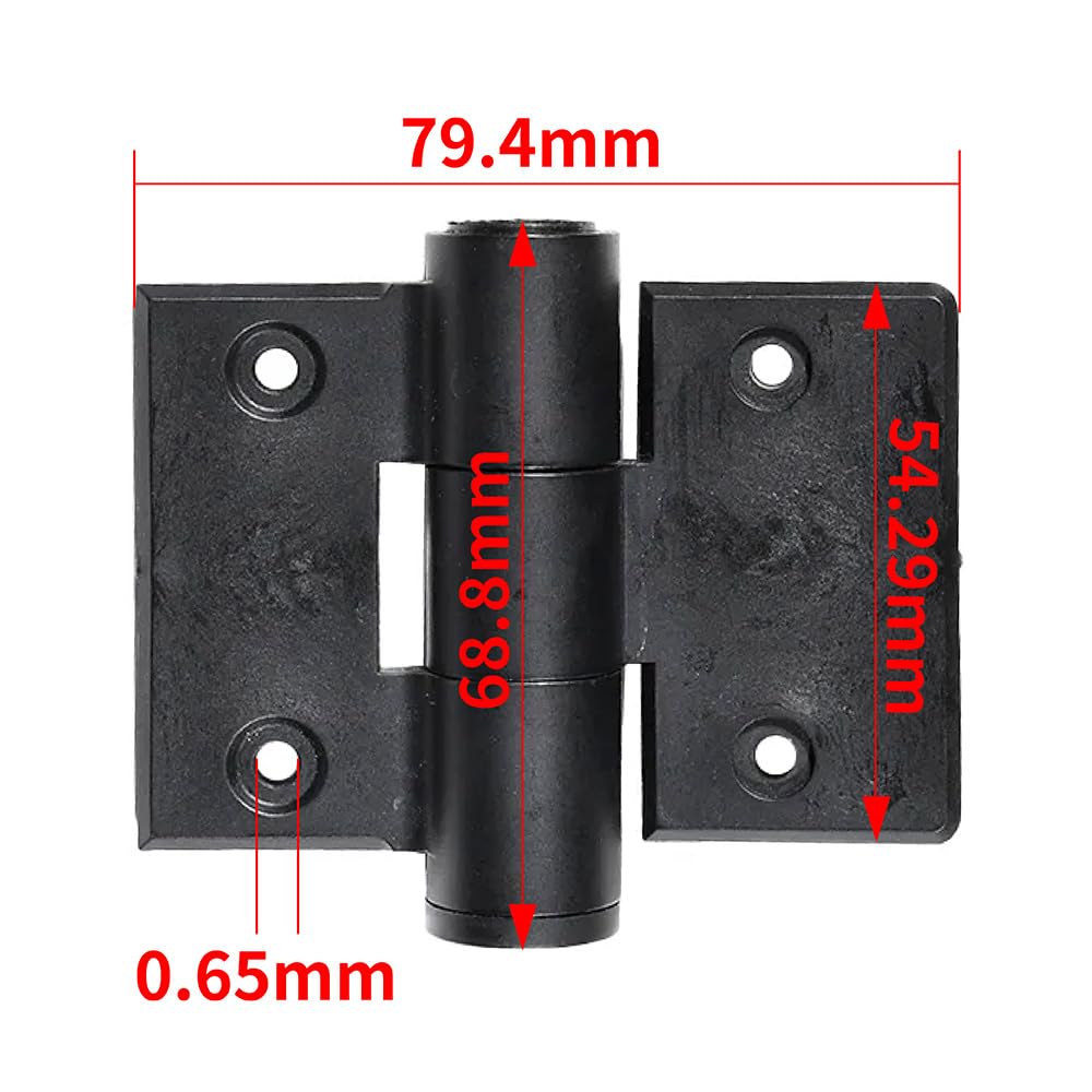 Compatible with Keter Hinge Store It Out Storage Box Parts SH1 SH2 SH3 Door Hinges Replacement 2Pcs