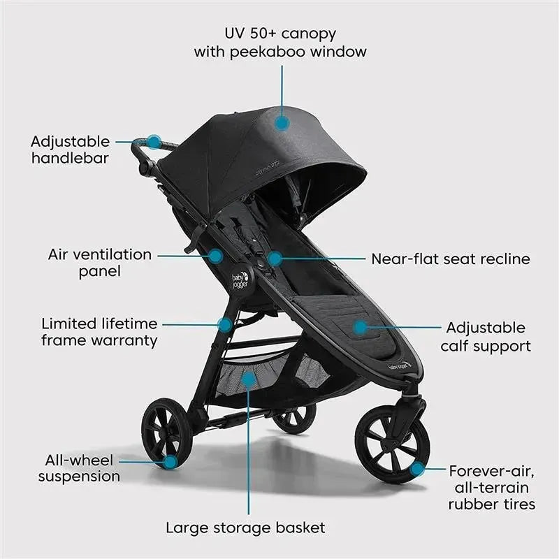 Baby Jogger - City Mini GT2 Travel System, Opulent Black