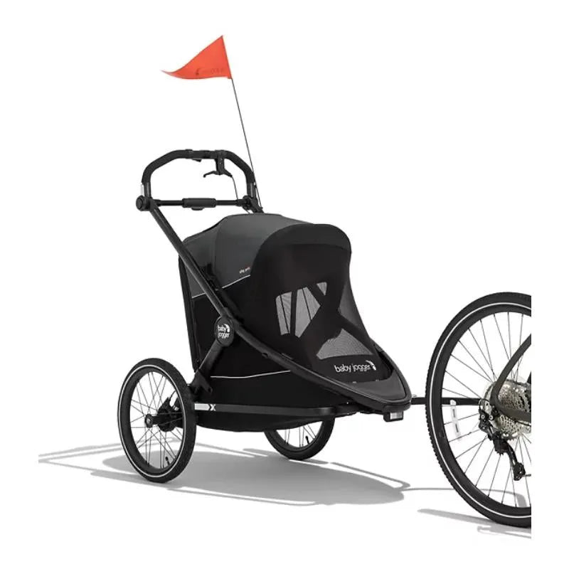 Baby Jogger - City Prix™ Jogger X Bike Trailer, Ambition Black