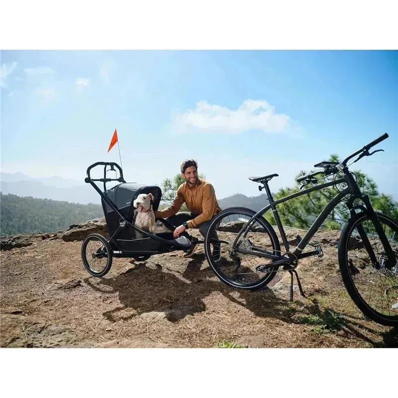 Baby Jogger - City Prix™ Jogger X Bike Trailer, Ambition Black