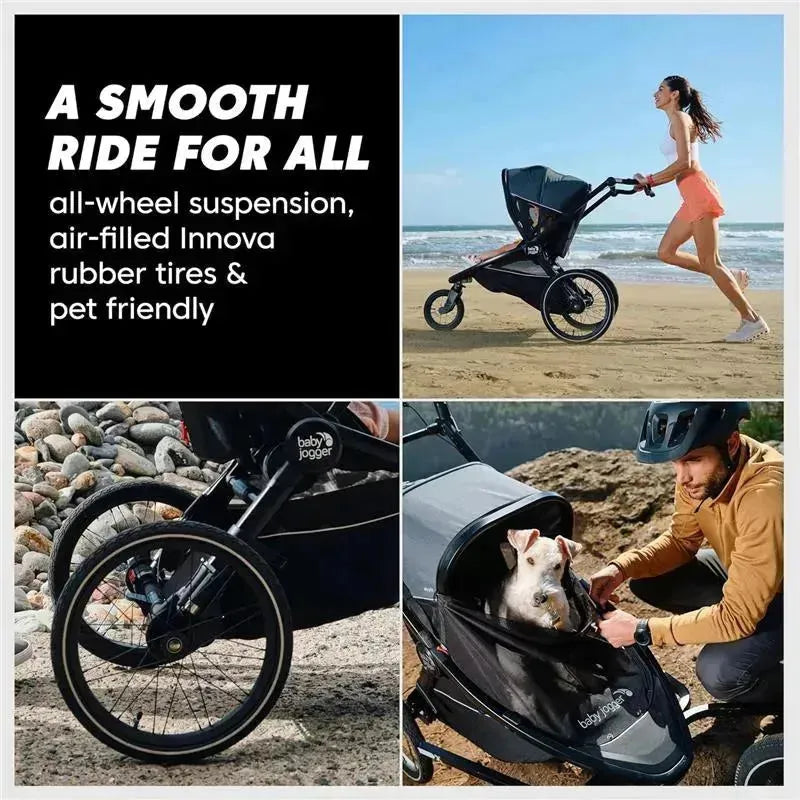 Baby Jogger - City Prix™ Jogger X Bike Trailer, Ambition Black