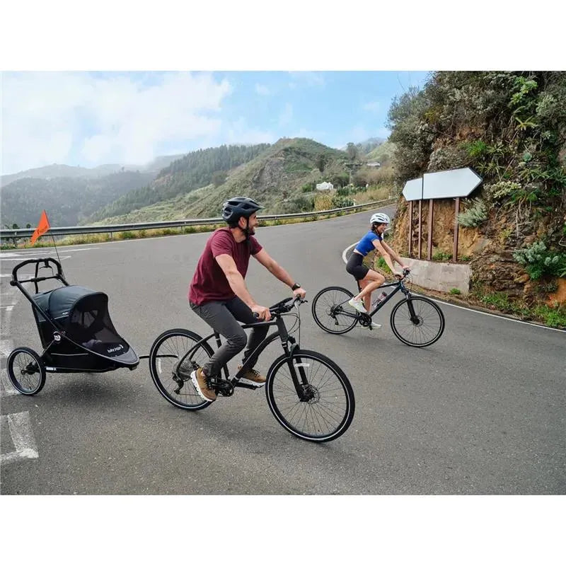 Baby Jogger - City Prix™ Jogger X Bike Trailer Stroller, Ambition Black