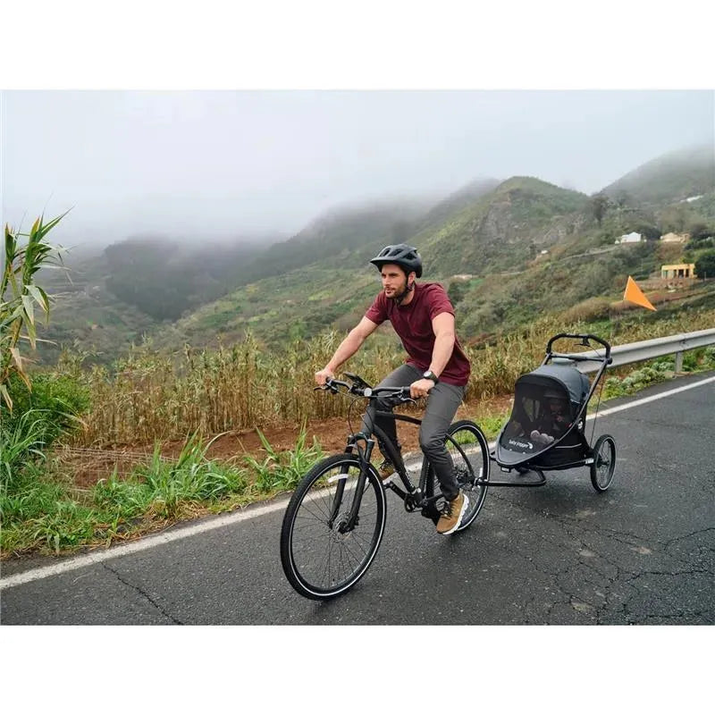 Baby Jogger - City Prix™ Jogger X Bike Trailer Stroller, Ambition Black