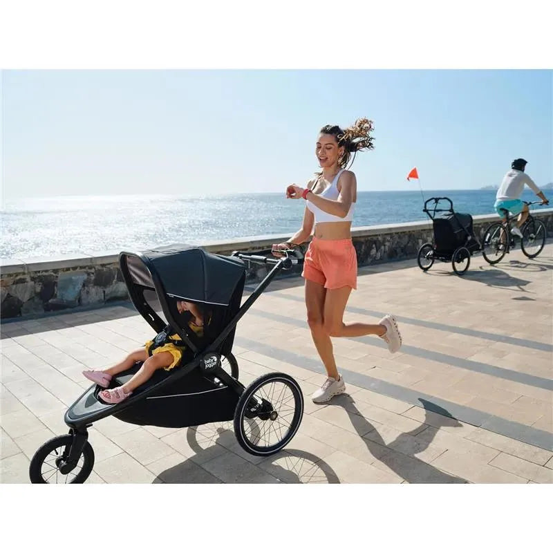 Baby Jogger - City Prix™ Jogger X Bike Trailer Stroller, Ambition Black