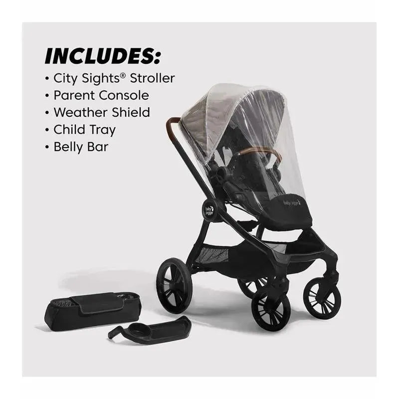 Baby Jogger - City Sights Stroller Bundle, Frosted Ivory