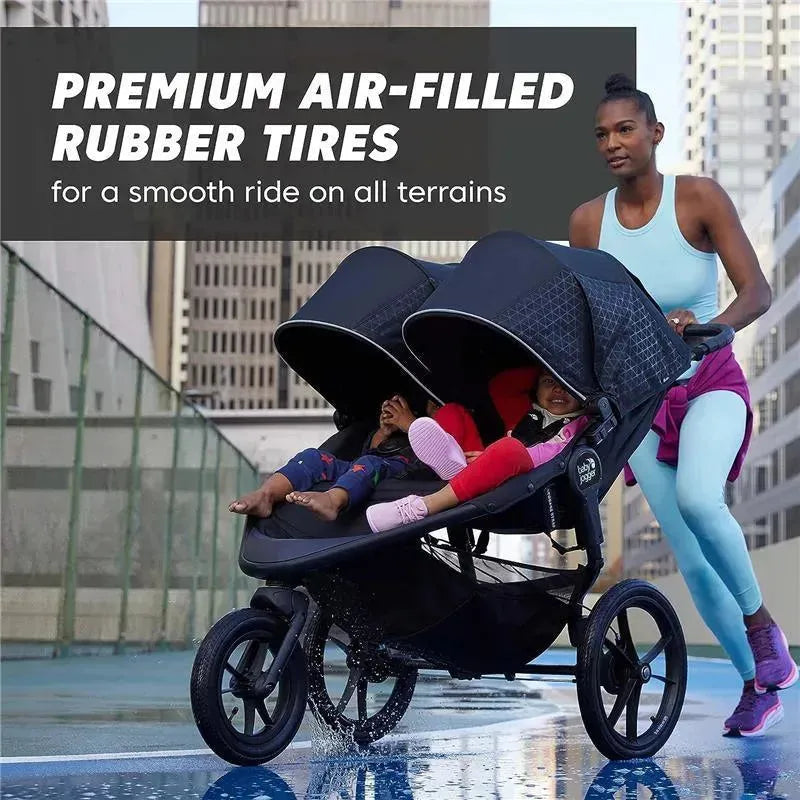 Baby Jogger - Summit X3 Jogging Double Stroller, Midnight Black