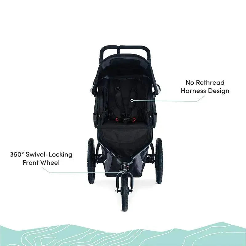 Britax - BOB Gear Revolution Flex 3.0 Jogging Stroller, Graphite Black