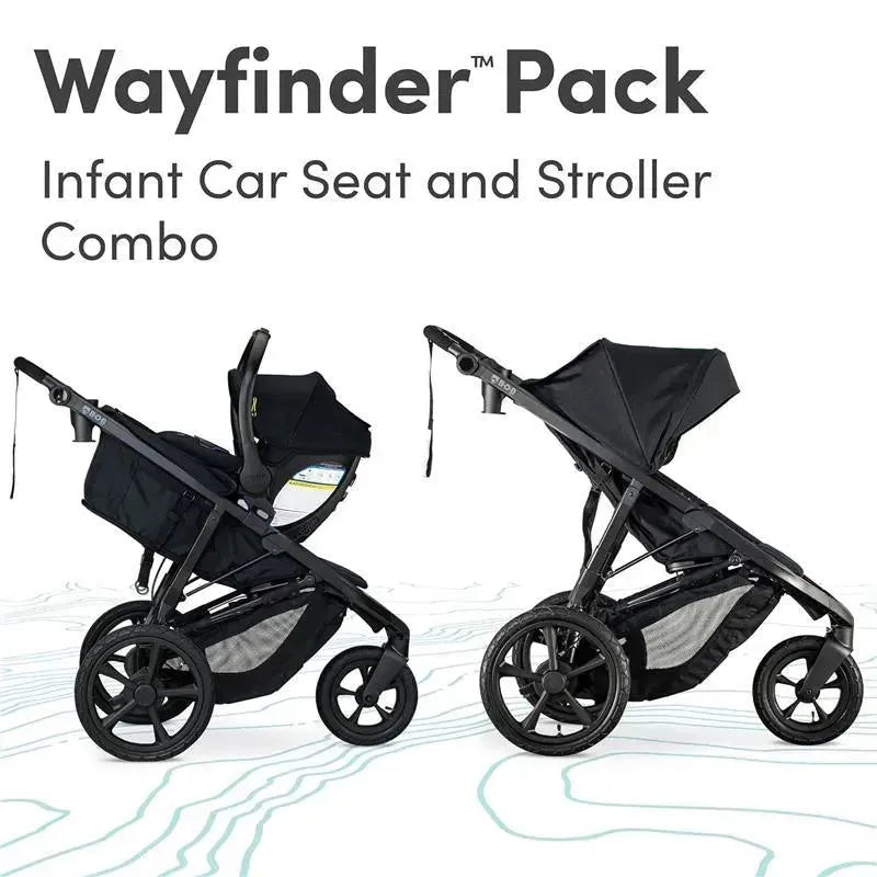 BOB - Gear Wayfinder Travel System, Infant Car Seat and Stroller Combo