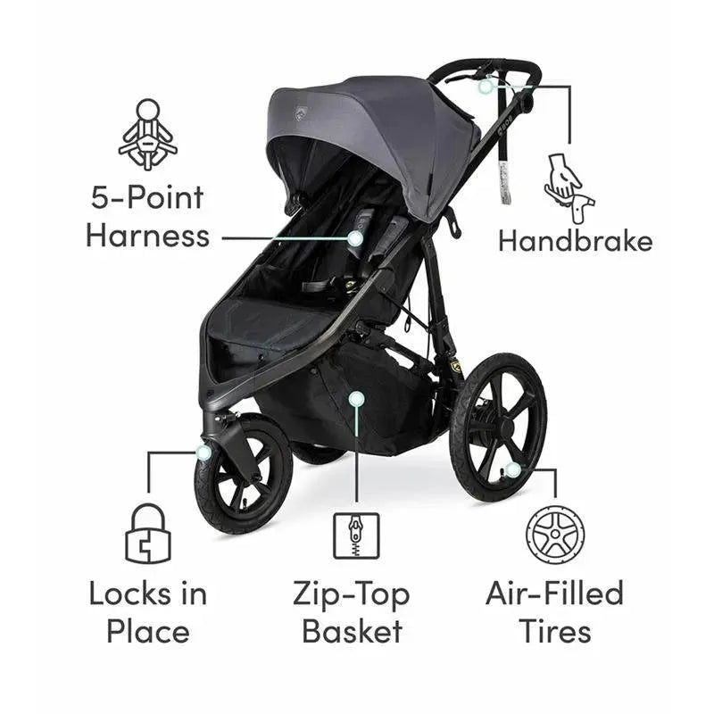 BOB - Wayfinder Jogging Stroller, Storm