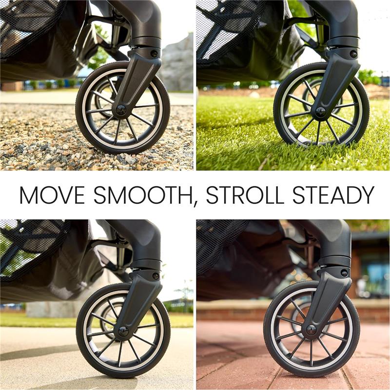 Britax - Juniper Compact On-The-Go Stroller, Raven Black