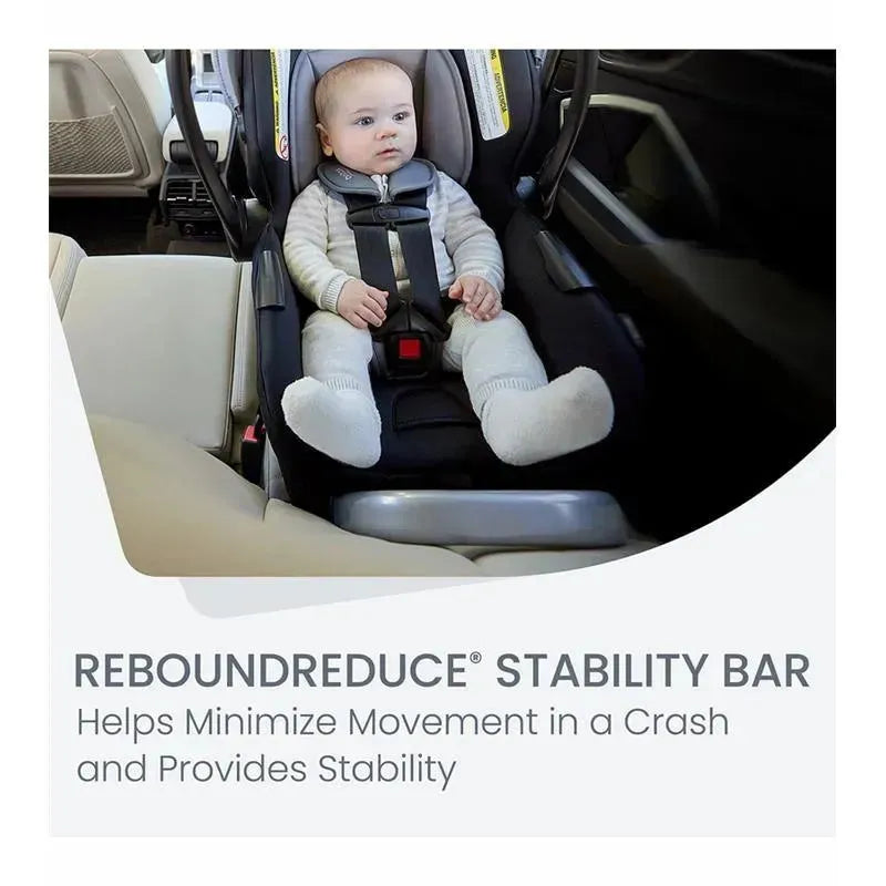 Britax - Willow Brook S+ Travel System with Alpine Anti-Rebound Base, Graphite Onyx