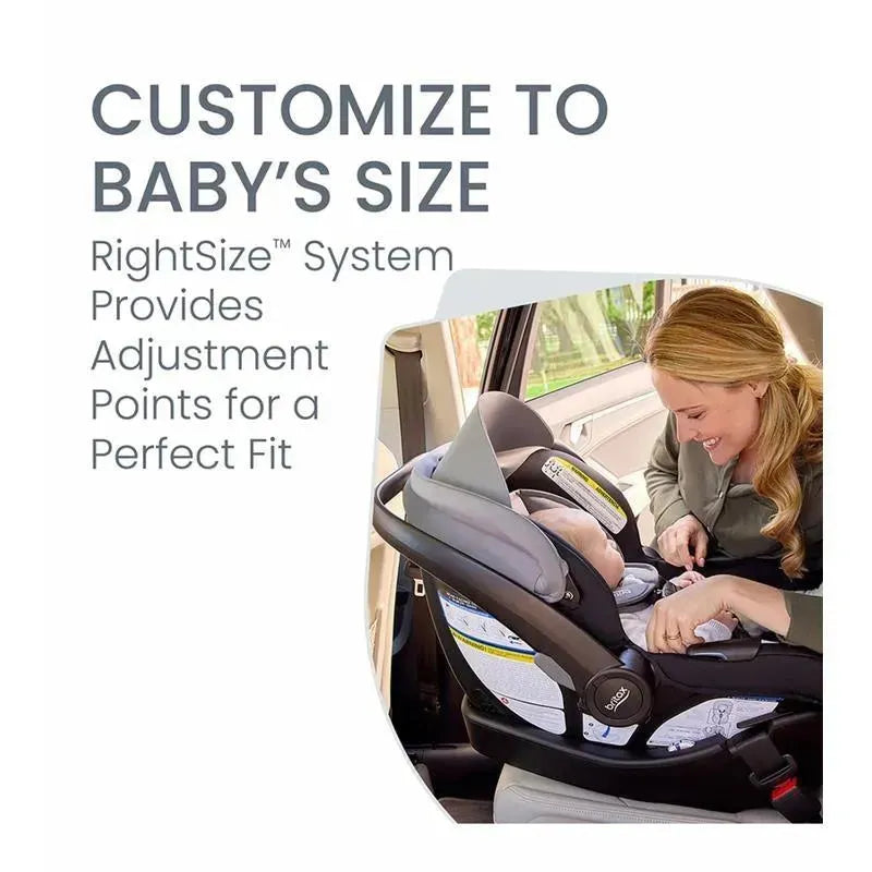 Britax - Willow Brook S+ Travel System with Alpine Anti-Rebound Base, Graphite Onyx