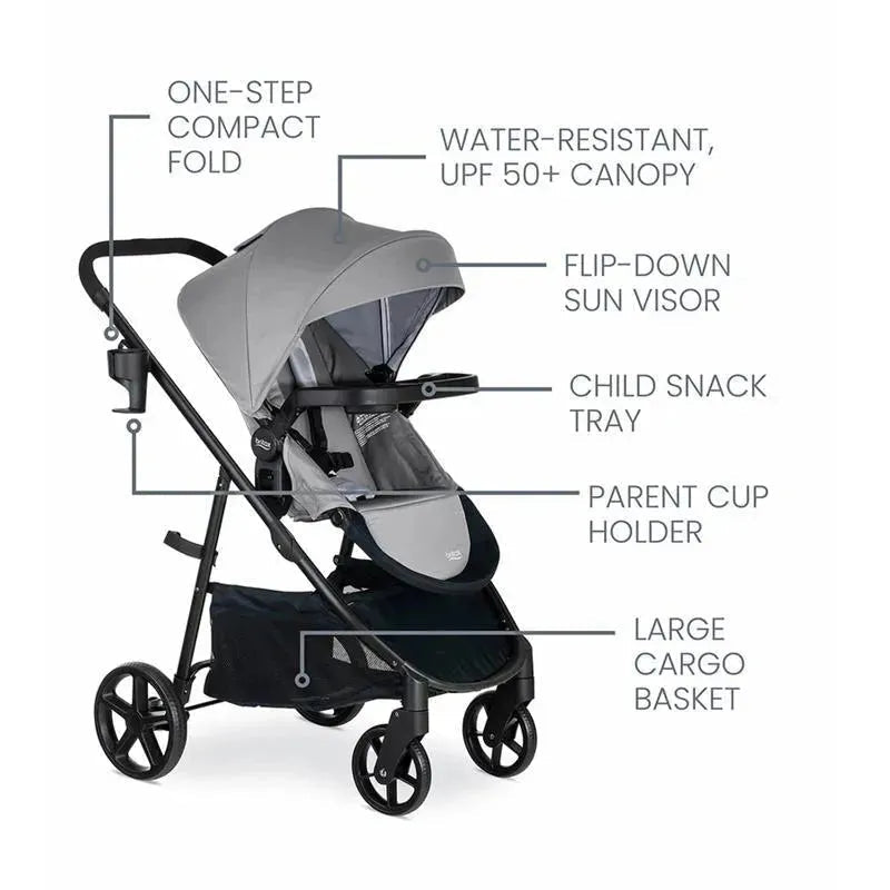 Britax - Willow Brook Travel System, Graphite Glacier