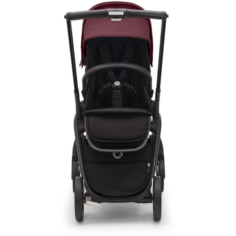 Bugaboo - Dragonfly Seat Complete, Black/Dark Cherry-Dark Cherry