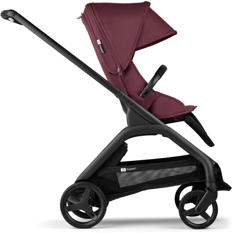 Bugaboo - Dragonfly Seat Complete, Black/Dark Cherry-Dark Cherry
