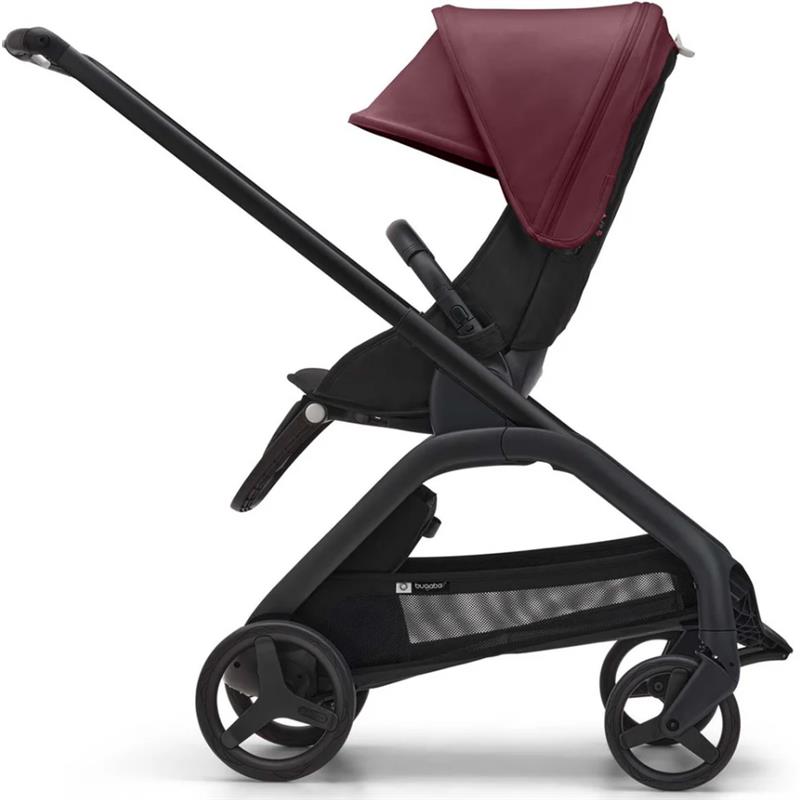 Bugaboo - Dragonfly Seat Complete, Black/Dark Cherry-Dark Cherry