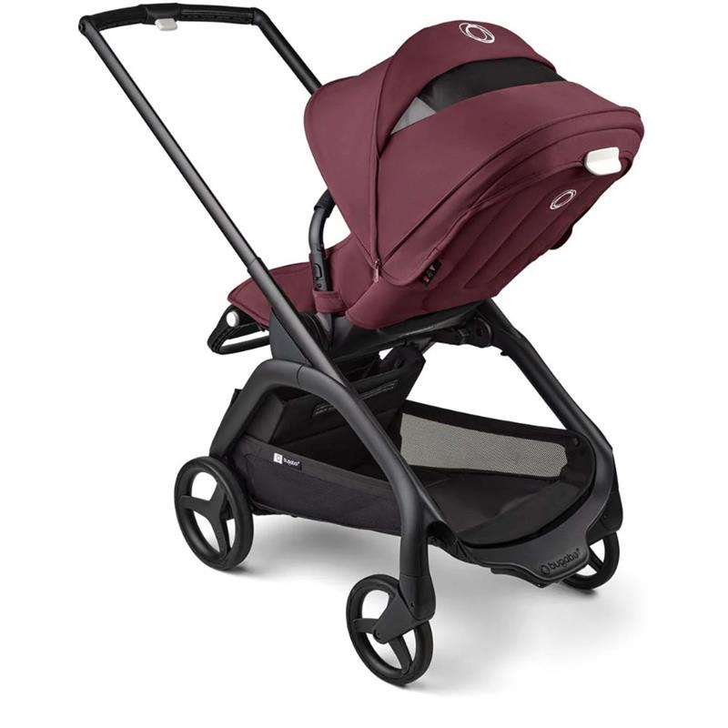 Bugaboo - Dragonfly Seat Complete, Black/Dark Cherry-Dark Cherry