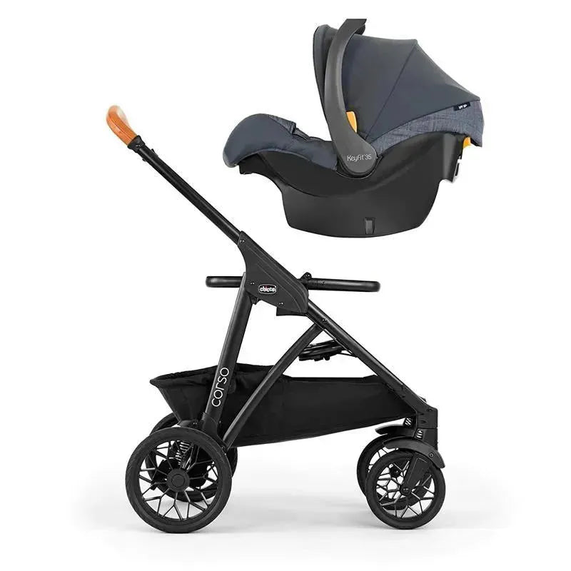 Chicco Corso Le Modular Quick-Fold Stroller, Chicco Corso Stroller, Black - Studio