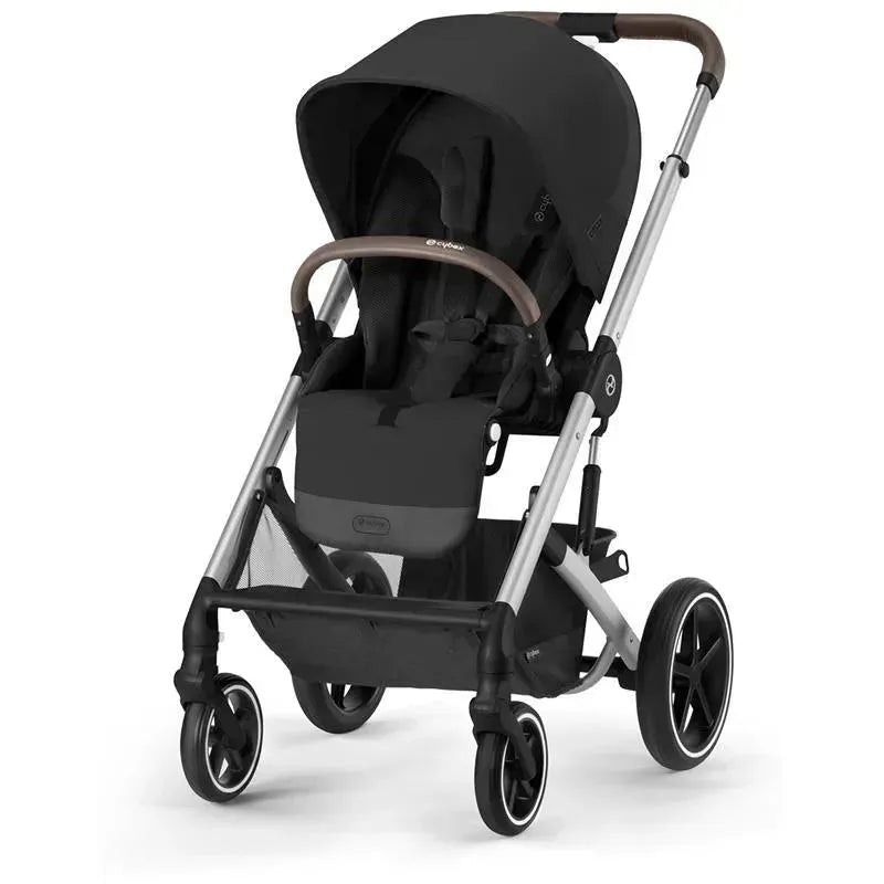 Cybex - Balios S Lux 2 Stroller, Silver Frame/Moon Black