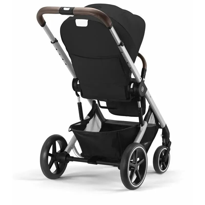 Cybex - Balios S Lux 2 Stroller, Silver Frame/Moon Black