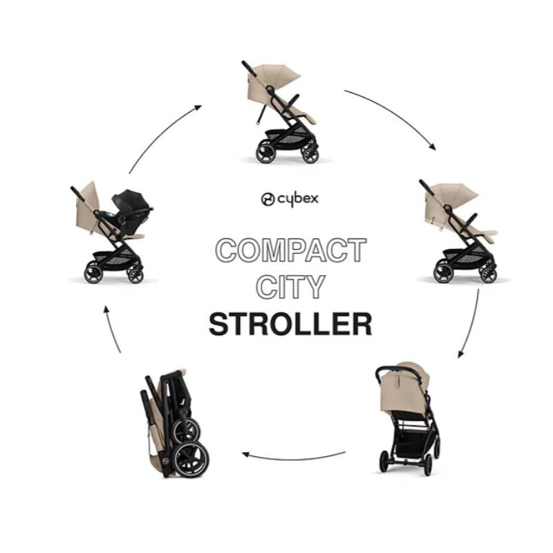 Cybex - Beezy 2 Compact City Stroller, Almond Beige