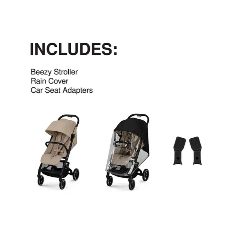 Cybex - Beezy 2 Compact City Stroller, Almond Beige
