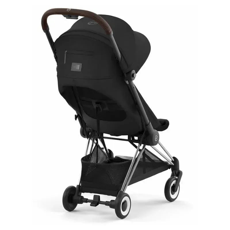 Cybex - Coya Compact Stroller, Chrome/Dark Brown/Sepia Black