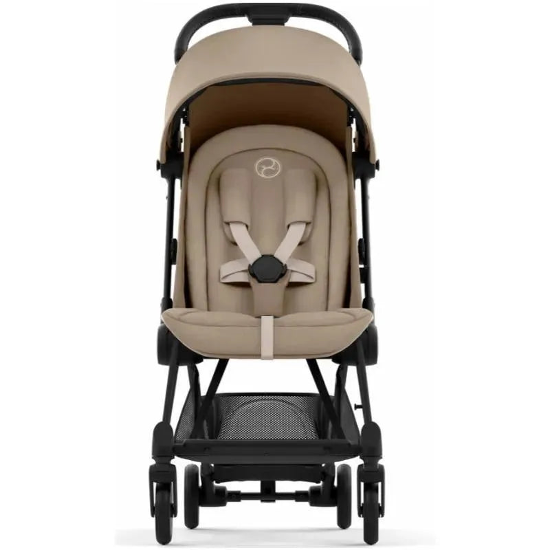 Cybex - Coya Compact Stroller, Matte Black/Cozy Beige