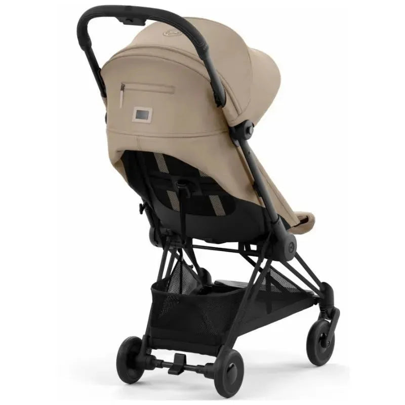 Cybex - Coya Compact Stroller, Matte Black/Cozy Beige