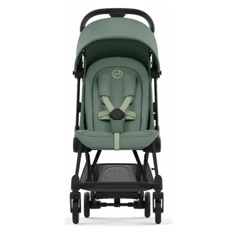 Cybex - Coya Compact Stroller, Matte Black/Leaf Green