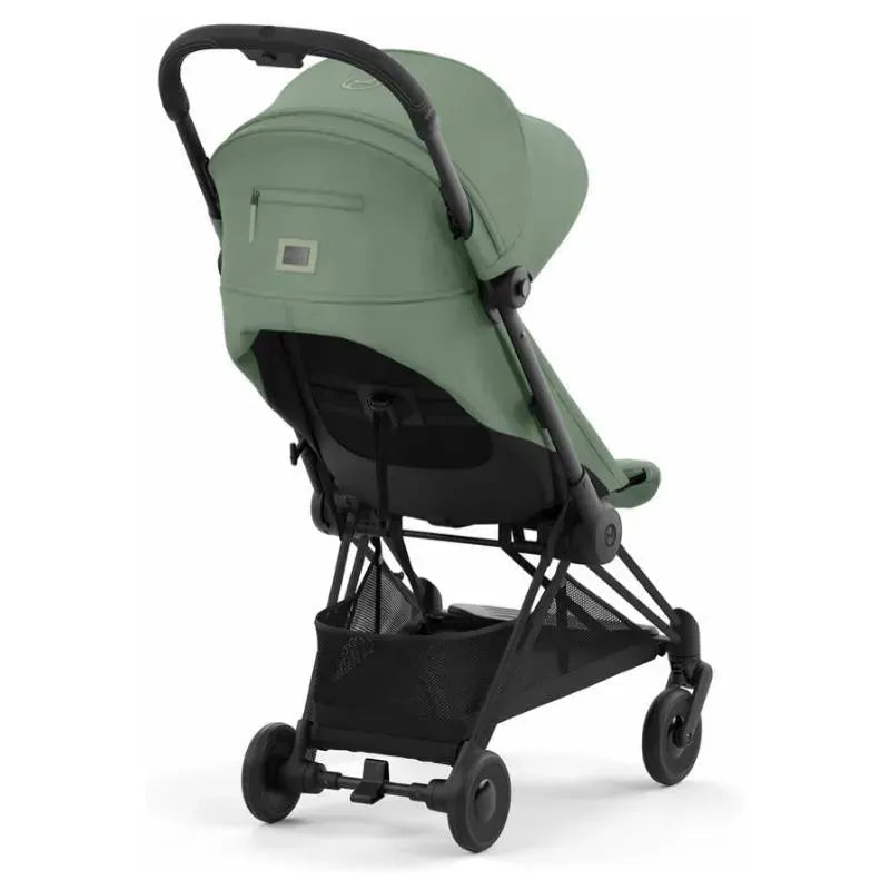 Cybex - Coya Compact Stroller, Matte Black/Leaf Green