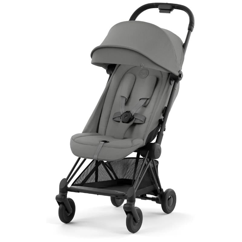 Cybex - Coya Compact Stroller, Matte Black/Mirage Grey