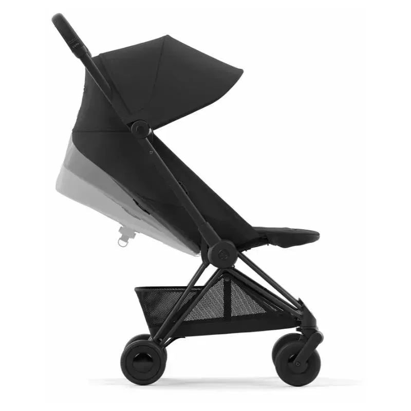 Cybex - Coya Compact Stroller, Matte Black/Sepia Black