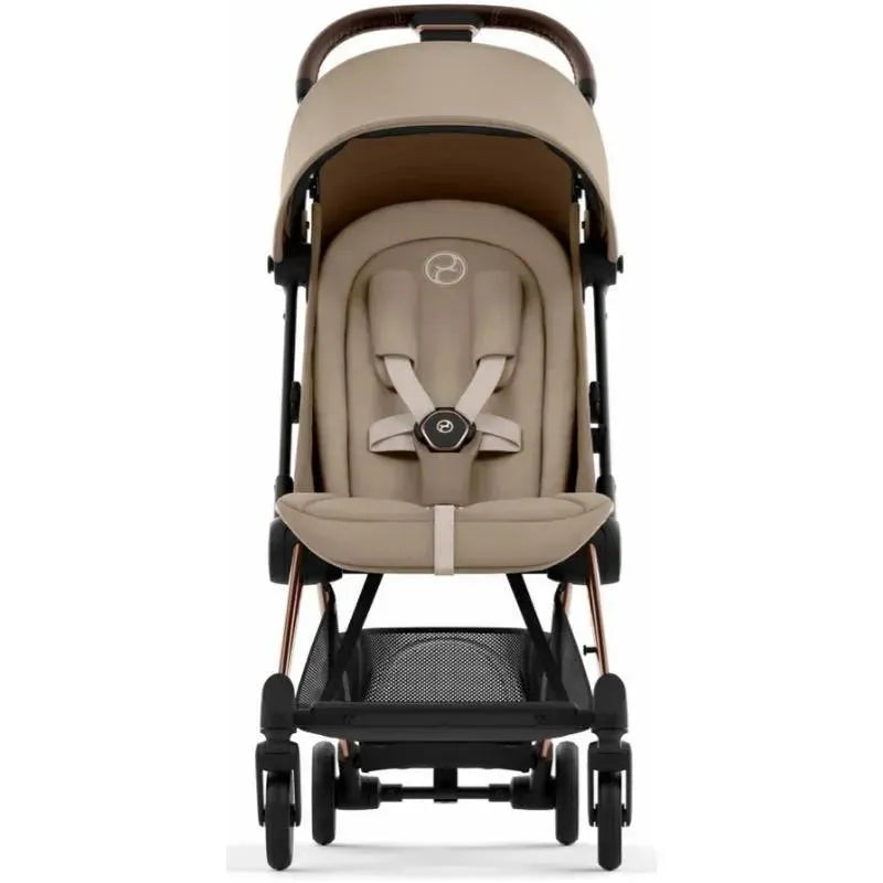 Cybex - Coya Compact Stroller, Rose Gold/Cozy Beige