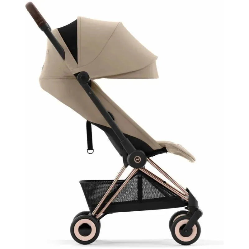 Cybex - Coya Compact Stroller, Rose Gold/Cozy Beige