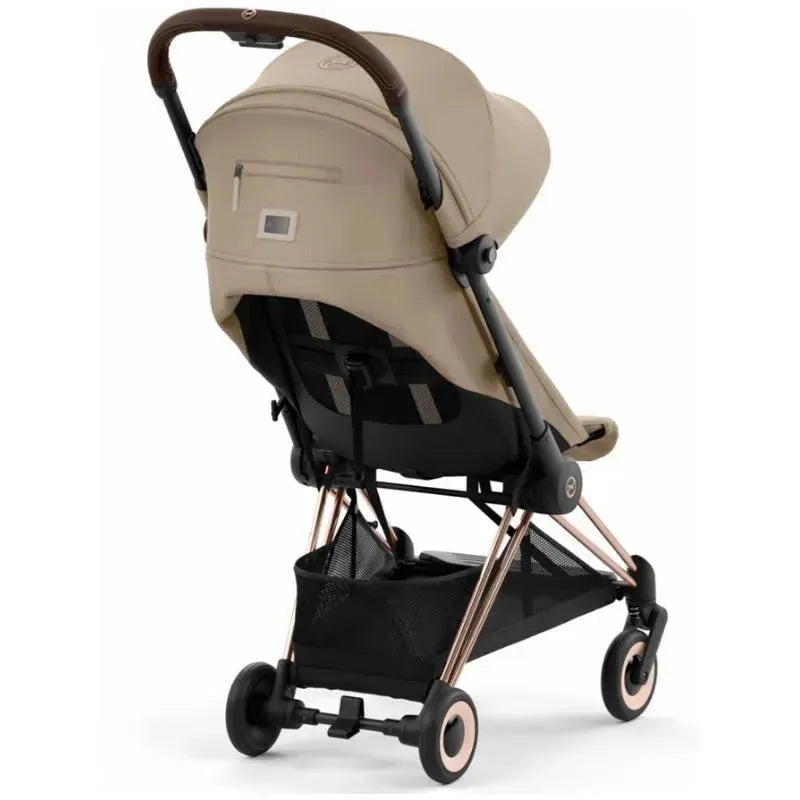 Cybex - Coya Compact Stroller, Rose Gold/Cozy Beige