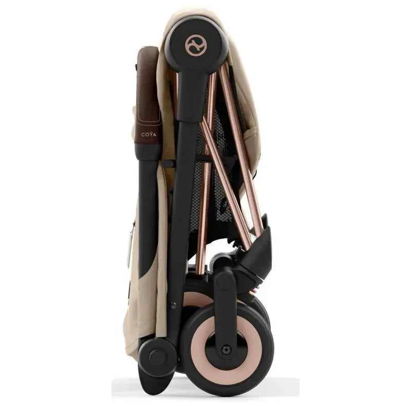 Cybex - Coya Compact Stroller, Rose Gold/Cozy Beige