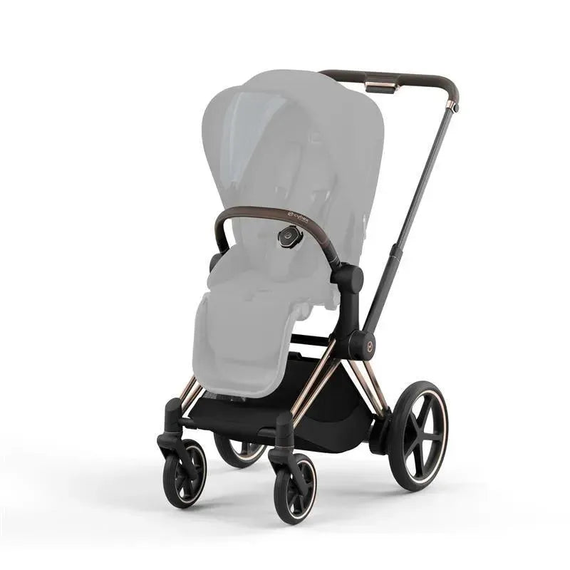 Cybex e-Priam Stroller Frame - Rose Gold | Brown