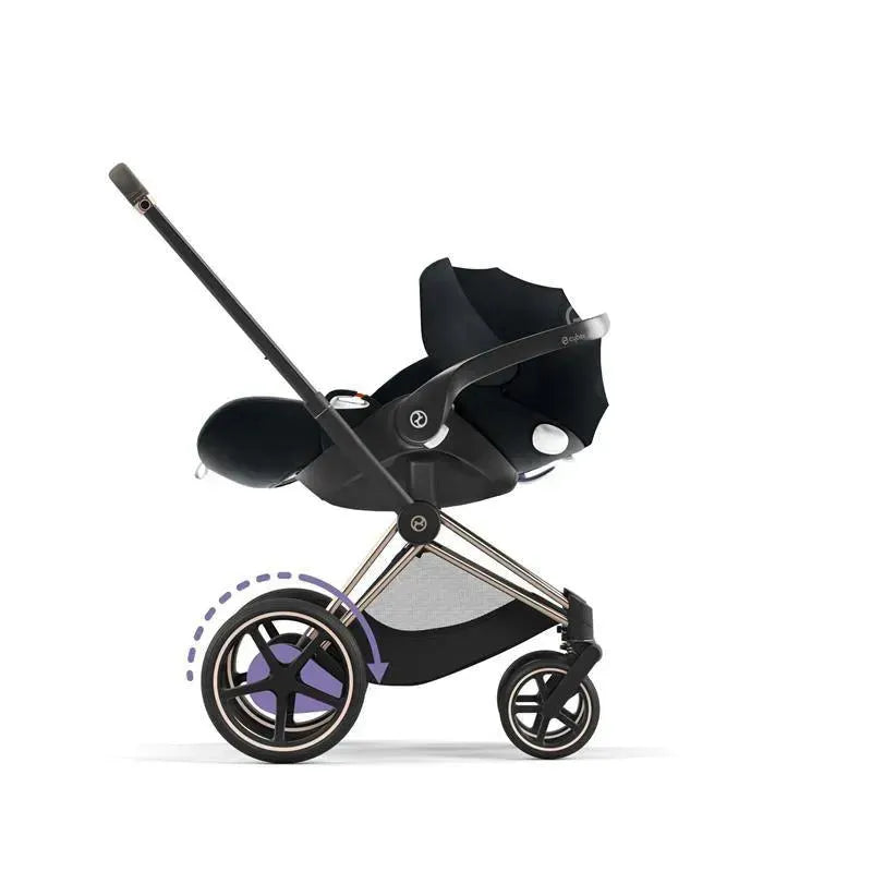 Cybex e-Priam Stroller Frame - Rose Gold | Brown