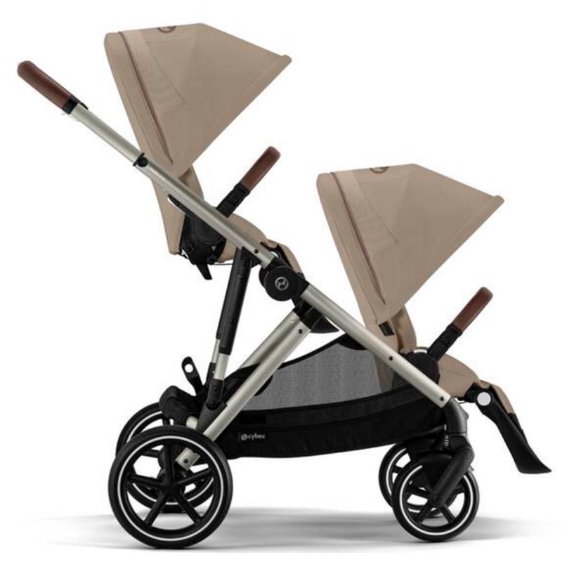 Cybex - Egazelle S Second Seat, Almond Beige With Taupe Frame