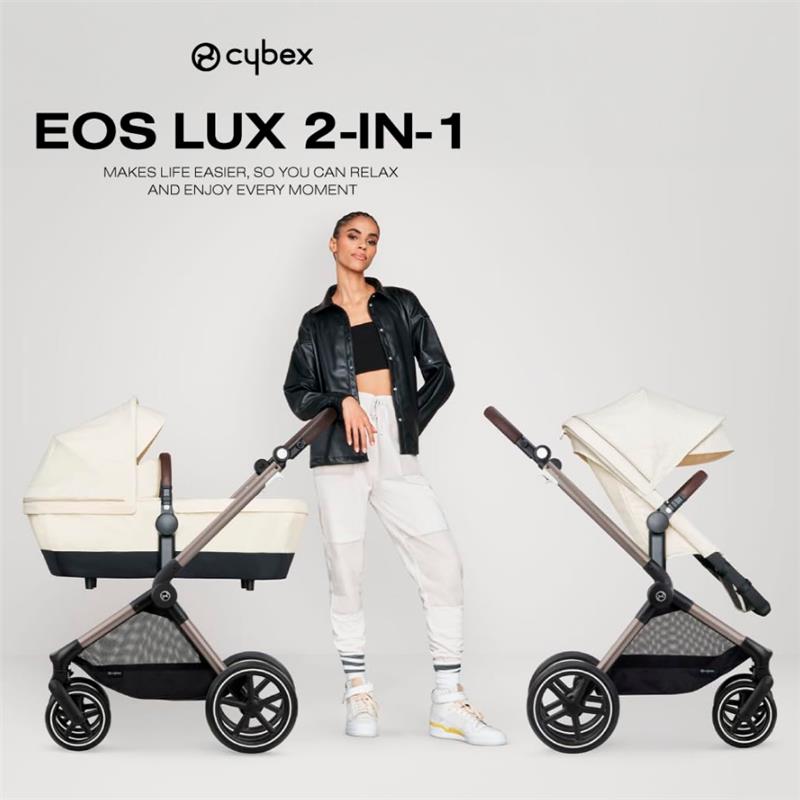 Cybex - EOS Lux 2-in-1 Stroller, Lava Grey