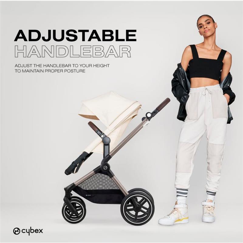 Cybex - EOS Lux 2-in-1 Stroller, Lava Grey