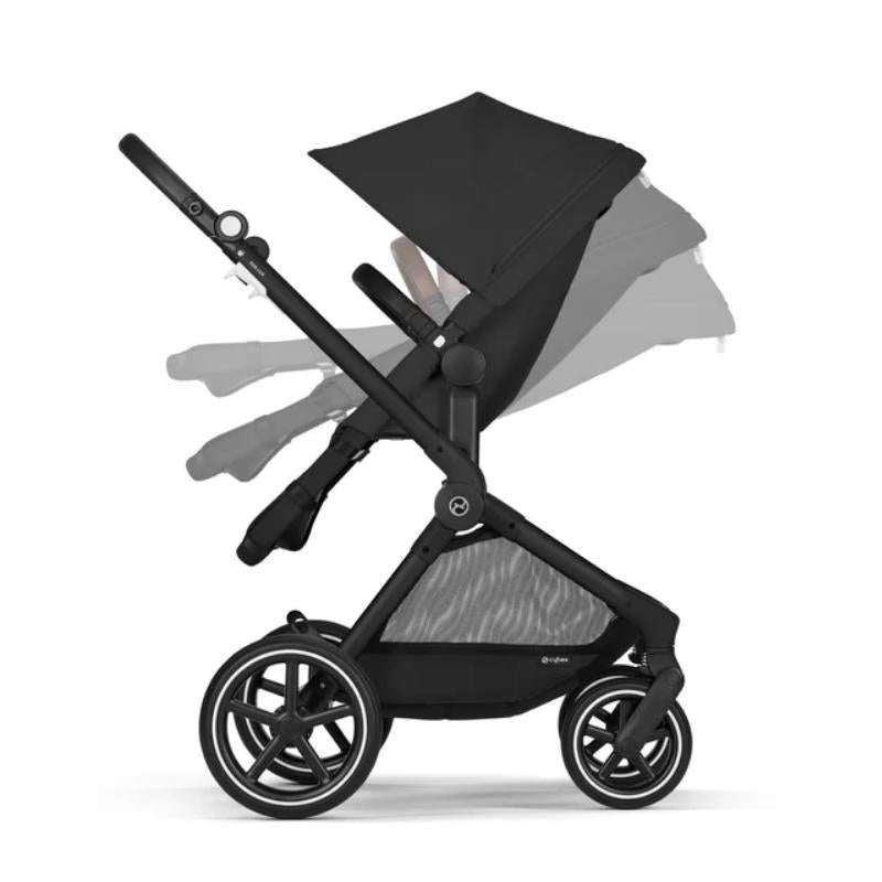 Cybex - Eos Lux 2-In-1 Stroller, Moon Black