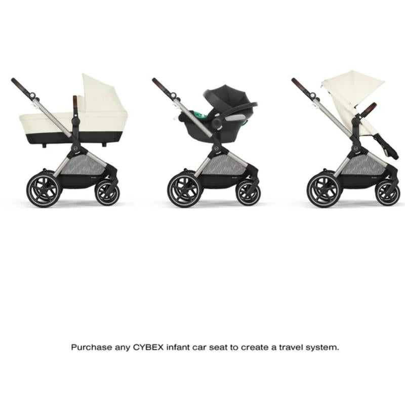 Cybex - Eos Lux 2-In-1 Stroller, Seashell Beige