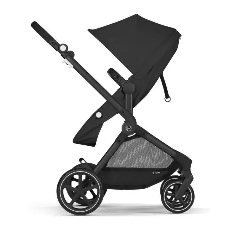 Cybex - Eos Stroller Black Frame & Aton G, Moon Black