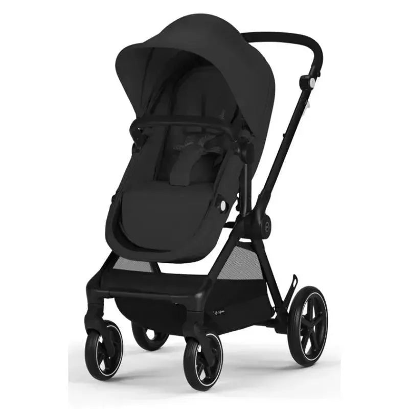 Cybex - Eos Stroller Black Frame & Aton G, Moon Black