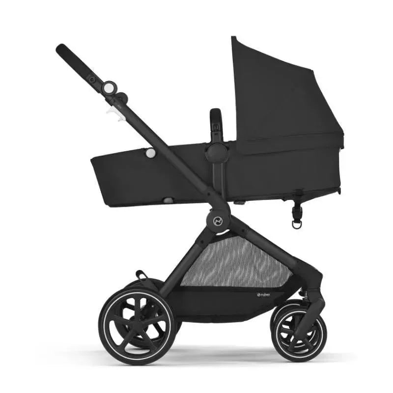 Cybex - Eos Stroller Black Frame & Aton G, Moon Black